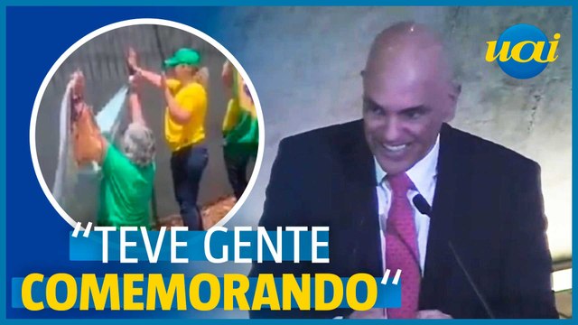 Moraes ri de bolsonaristas que acreditaram em sua 'prisão'