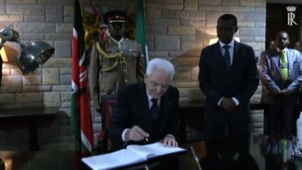 Mattarella a Nairobi, visita di Stato di tre giorni in Kenya