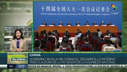 Gobierno chino busca mejorar desarrollo interno de la nación tras clausura de la XIV sesión de la asamblea nacional