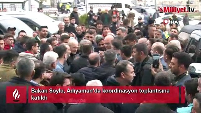 Bakan Soylu, Adıyaman’da koordinasyon toplantısına katıldı