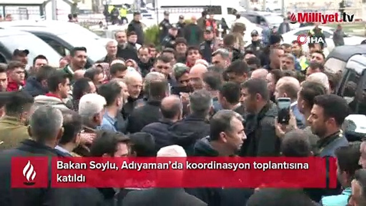 Bakan Soylu, Adıyaman’da koordinasyon toplantısına katıldı