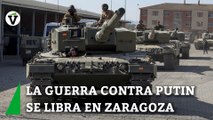 La guerra de Ucrania se libra en Zaragoza: cuatro semanas para aprender a manejar un Leopard