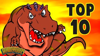 Top 10 Dino Songs - Dinosaur Songs for Kids from Dinostory by Howdytoons
