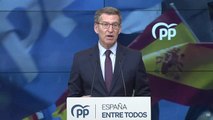 Feijóo asegura que el PP se abstendrá en la moción de censura de Vox para no ofrecerle a Sánchez una victoria parlamentaria
