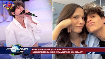 Niveo riabbraccia Rita e torna sui social  l'eliminazione da Amici: 'Finalmente ho una strada'