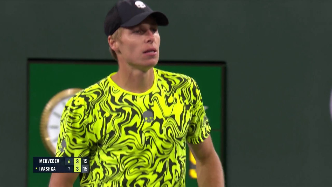 Medvedev v Ivashka | ATP Indian Wells | Match Highlights