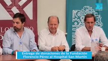 Entrega de donaciones de la Fundación Florencio Pérez al Hospital San Martín