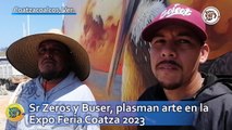 Sr Zeros y Buser, plasman arte en la Expo Feria Coatza 2023