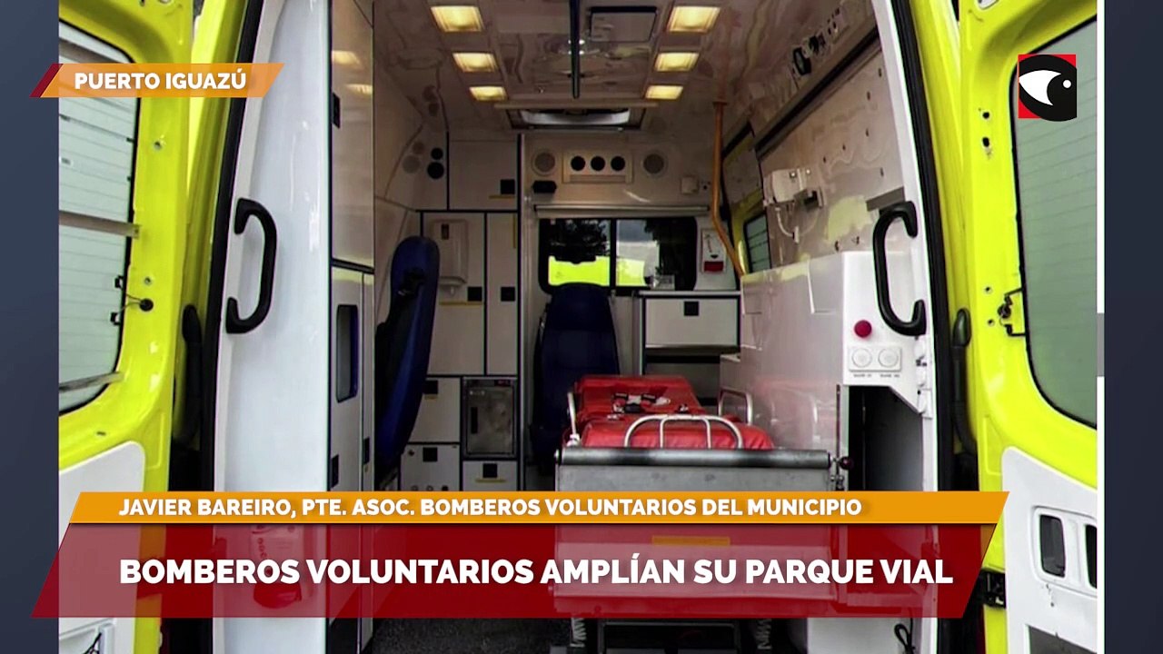 Bomberos voluntarios amplían su parque vial