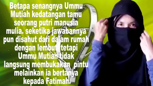KISAH INSPIRASI MUTIAH WANITA PERTAMA KALI MASUK SURGA