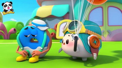 Valiente Cola y Sus Amigos Luchan contra Mal Pizza | Dibujos Animados | BabyBus en Español