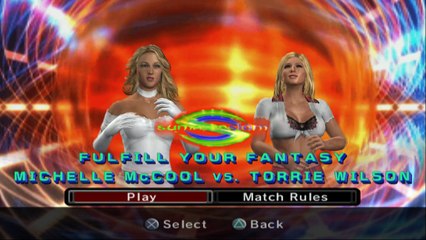 WWE SmackDown vs. Raw 2006 Michelle McCool vs Torrie Wilson