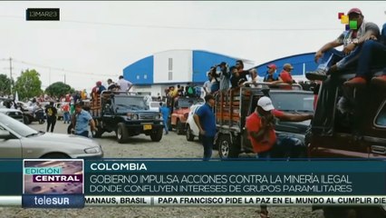 Descargar video: Gobierno de Colombia impulsa acciones contra la minería ilegal pese a intereses de grupos paramilitares