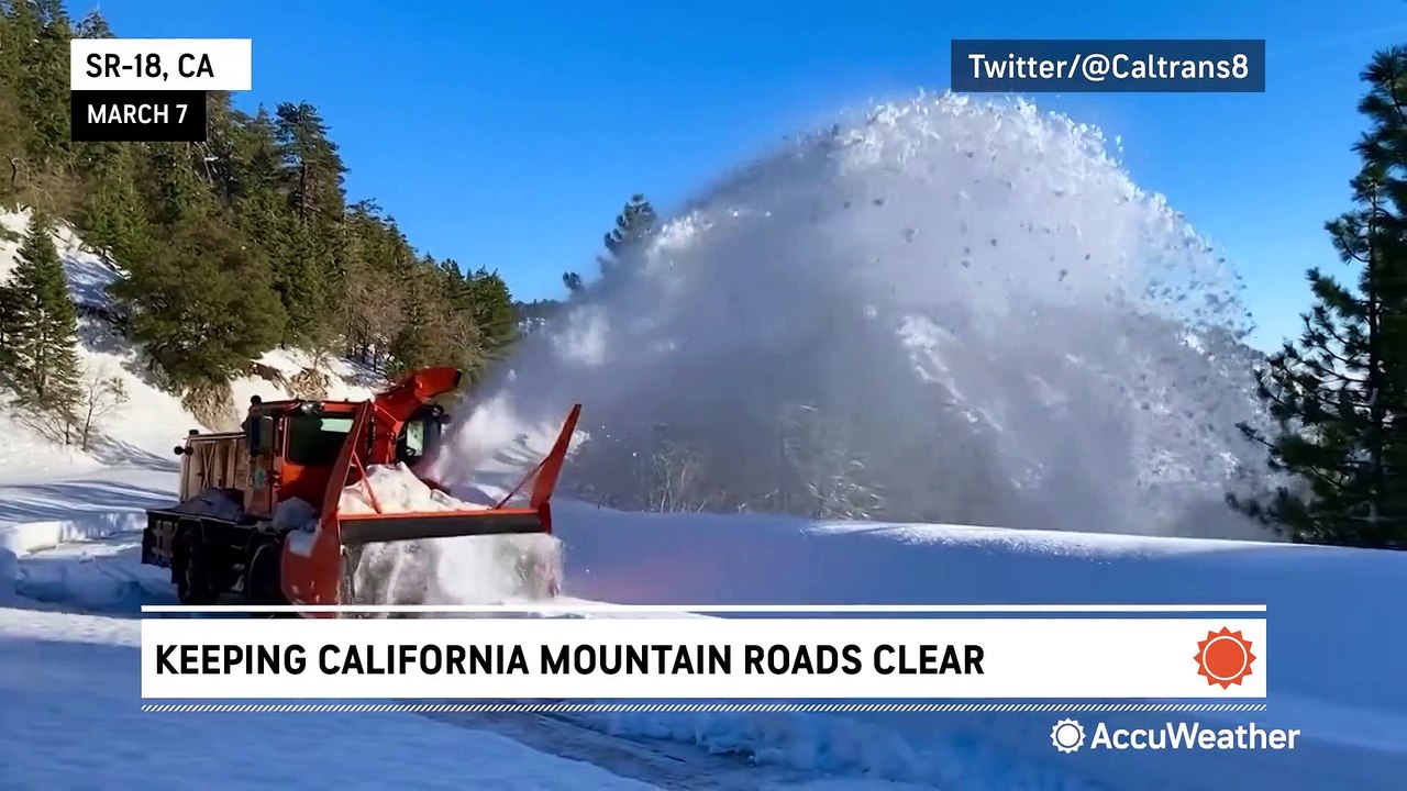 California crews hard at work to keep roads open through multiple atmospheric rivers