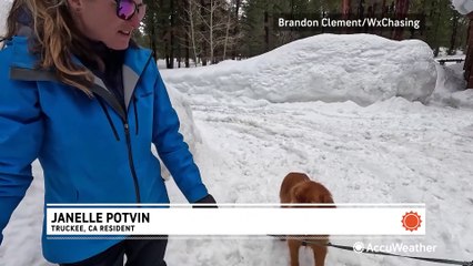 Keeping a positive attitude as the snow piles up