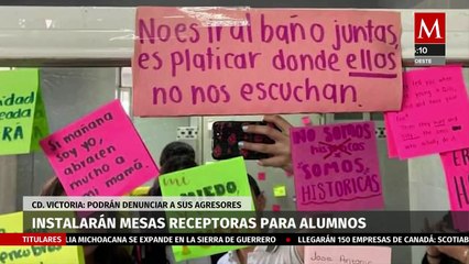 Se instalarán mesas receptoras para que los alumnos denuncien a sus agresores; Ciudad Victoria