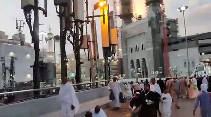 Maghrib Azan in Masjid AL- Haram Makkah