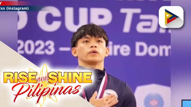 PBBM, pinuri si Carlos Yulo sa double gold medal victory sa 2023 FIG Artistic Gymnastics World Cup Series