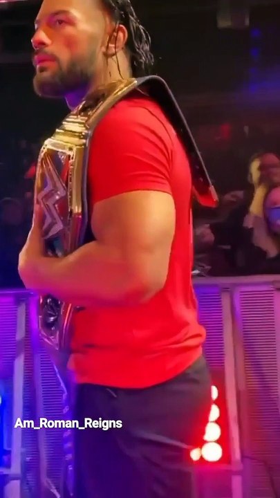 Here Come's The Our Tribal Chief@romanreigns .#am_roman_reigns #acknowledgeme #headofthetable #universalch...ibalchief #thebloodline #believethat #itsmyyard #spear #supermanpunch #smackdown #wetheones #wwe #romanempire #romanreigns