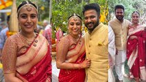 Swara Bhaskar Fahad Ahmed Marriage में Telugu Bride Look में लगी खूबसूरत, Red Saree Price Reveal