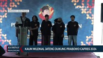 Ratusan Milenial di Jawa Tengah Dukung Prabowo Subianto