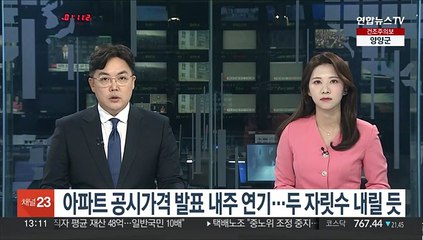 아파트 공시가격 발표 내주 연기…두 자릿수 내릴 듯