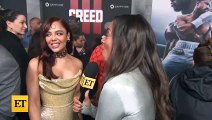 Tessa Thompson REACTS to Michael B. Jordan Posing in UNDERWEAR! (Exclusive)(1)