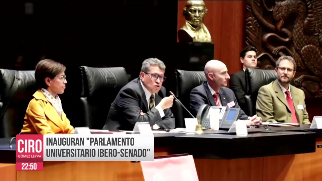 Inauguran "Parlamento Universitario Ibero-Senado"