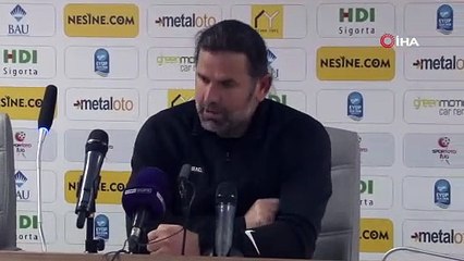 İbrahim Üzülmez: “İlk 45 dakikada hiçbir şey yapmayan bir takım görüntüsündeydik”