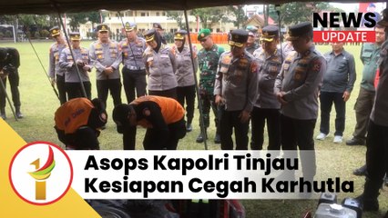 Asops Kapolri Tinjau Kesiapsiagaan Penanggulangan Karhutla Riau
