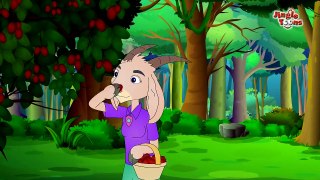 The Wolf & The Seven Little Goats | Hindi Story | Animated