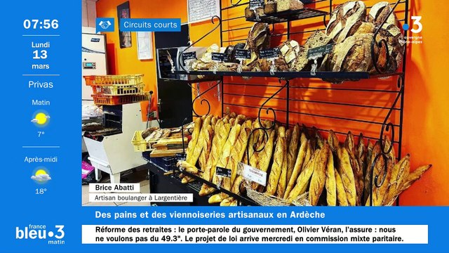 A Largentière, régalez-vous avec les pains et viennoiseries artisanales de la Boulangerie Brice et Marie