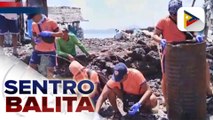 Higit 900 sako, 22 drums ng oil debris, nakuha sa coastal clean up sa Oriental Mindoro