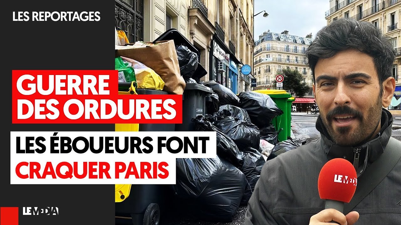 AVEC LES ÉBOUEURS EN COLÈRE : "SI C'EST 64 ANS, ON VA CREVER AU BOULOT"