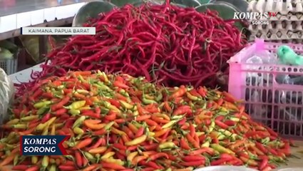 Jelang Ramadhan Harga Cabai di Pasar Sentral Kaimana Naik