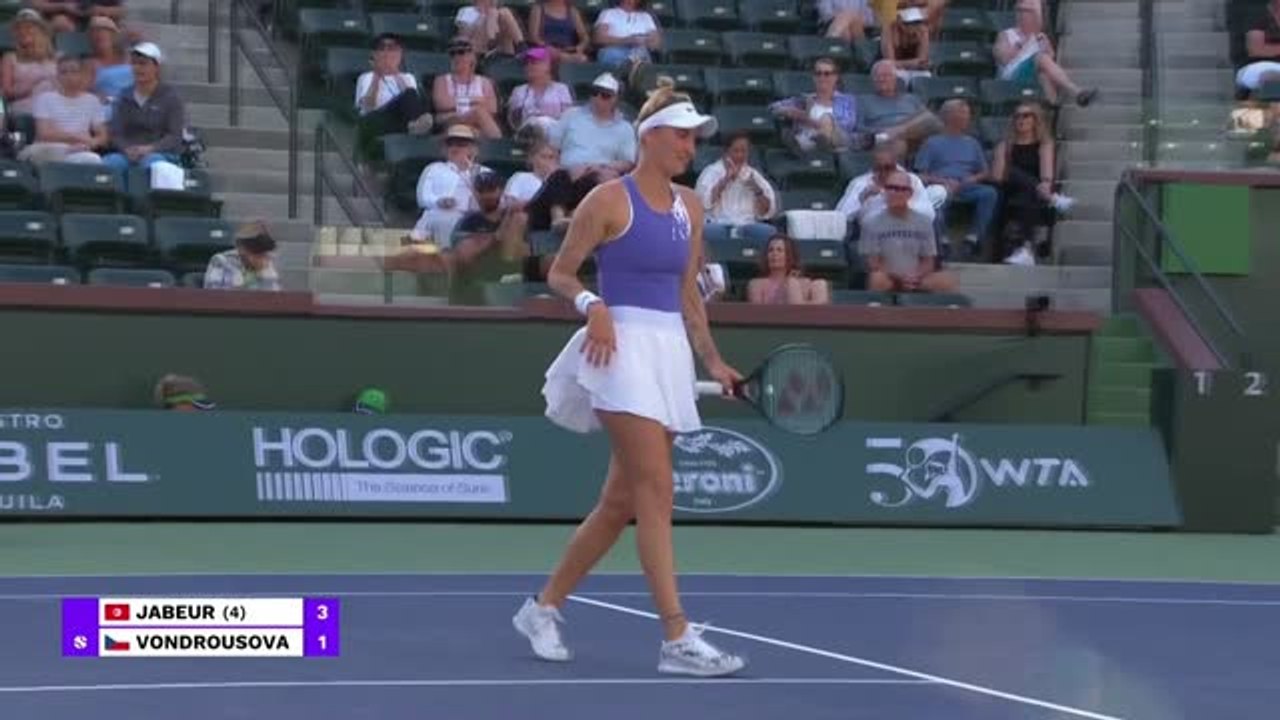 Highlights: Jabeur patzt in Indian Wells