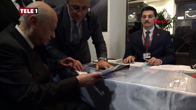 Bahçeli milletvekili adaylık başvurusunu yaptı