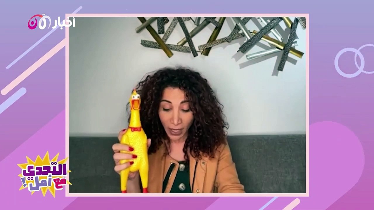 هشام حداد يفوز بجدارة في تحدي ممنوع الضحك مع أمل طالب في التحدي مع أمل.