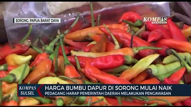 Harga Bumbu Dapur di Sorong Mulai Naik