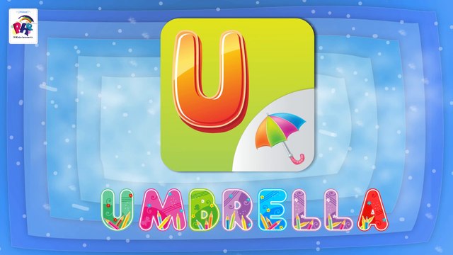 ABC Flashcards for Toddlers | Babies First Words & ABCD Alphabets Learn Letter U-@RHEntertainments ​