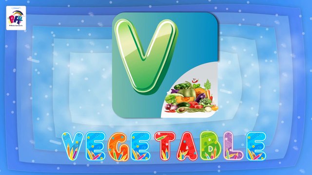 ABC Flashcards for Toddlers | Babies First Words & ABCD Alphabets Learn Letter V-@RHEntertainments ​