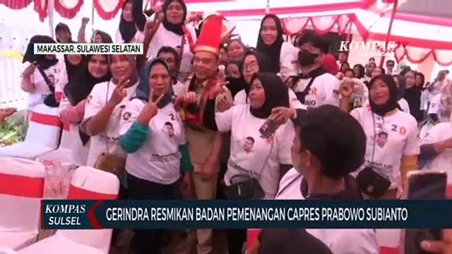 Gerindra Resmikan Badan Pemenangan Capres Prabowo Subianto