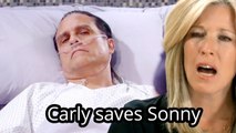General Hospital Shocking Spoilers Carly and Sonny were pushed into the cellar Carson connected in difficult times