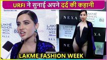 Urfi Javed Shares About Her Childhood Disaster At Lakme Fashion Week