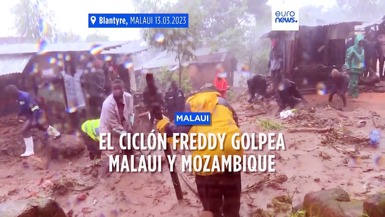 El ciclón Freddy golpea por segunda vez en África austral y deja decenas de muertos y destrozos
