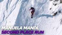 Manuela Mandl Second Place Run I FWT23 Fieberbrunn Pro