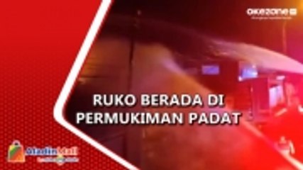 Kebakaran Hebat Landa 2 Ruko dan 6 Motor di Mamuju