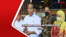 Kunjungi Pasar Wonokromo Surabaya, Jokowi Cek Harga dan Ketersediaan Stok Bahan Pokok