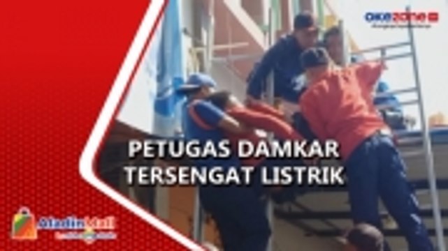 Petugas Damkar Tersengat Listrik saat Padamkan Kebakaran Ruko di Kendari