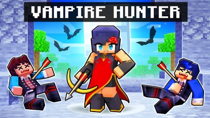 Playing as a VAMPIRE HUNTER in Minecraft!